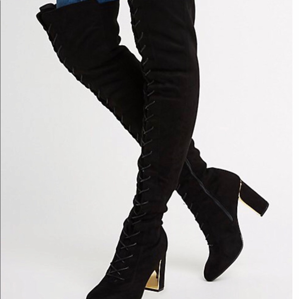 Lace up Thigh/over the knee boots